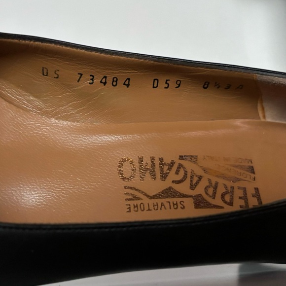 Black Salvatore Ferragamo Heels - Picture 7 of 9